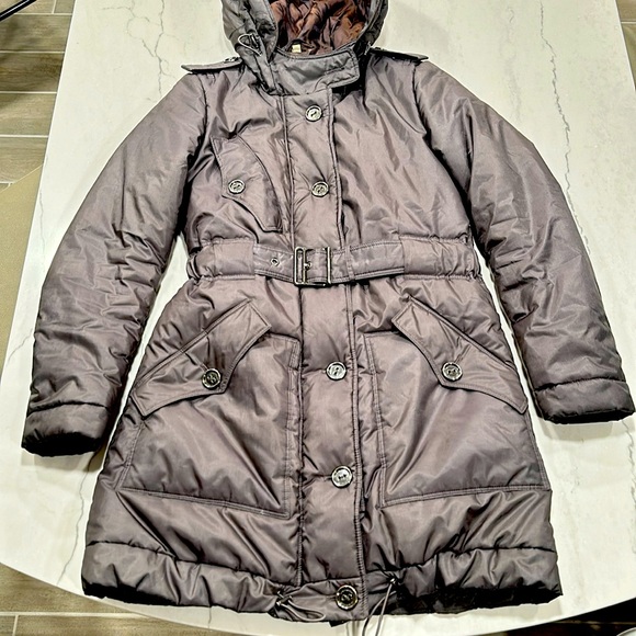 Burberry Jackets & Blazers - Burberry Taupe Down Ski Coat